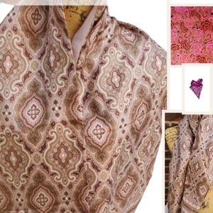 Echo‎ Rose Paisley silk scarf